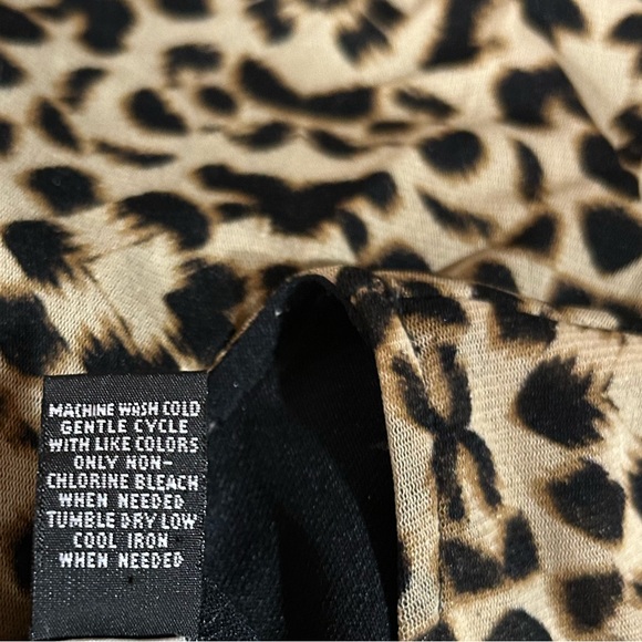 Alfani Tiered Front Animal Print Mesh Top - Picture 7 of 7